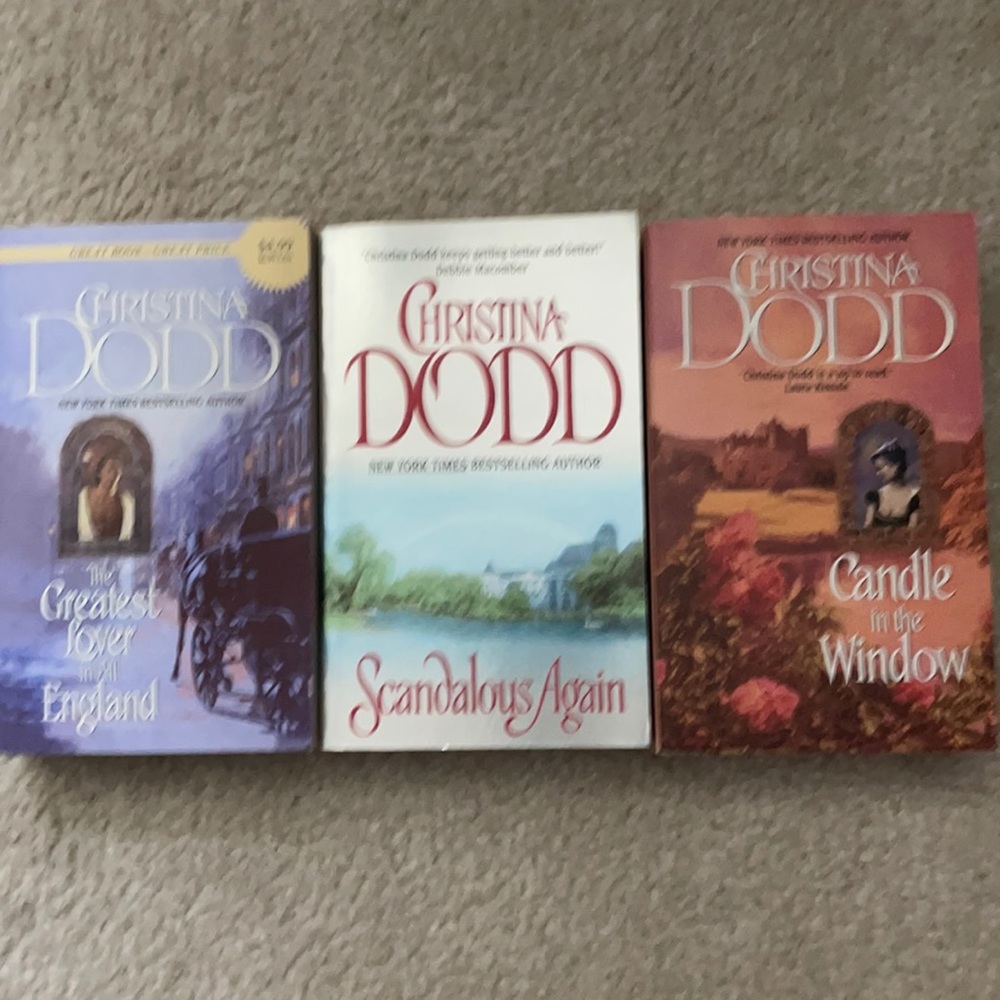 NWT Lot of 3 Historical Romance Novels by C Dodd